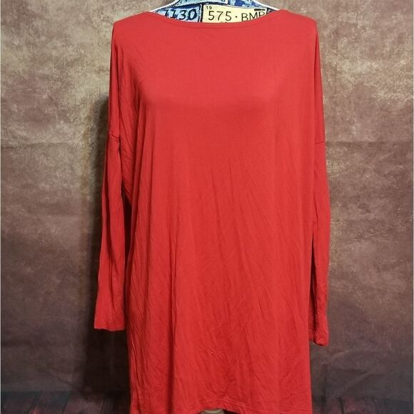 Piko 1988 longsleeve red blouse - Picture 1 of 4